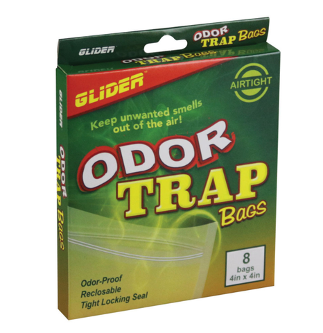 Odor Trap Smell Proof Bags - 4x4 - 8pc Box