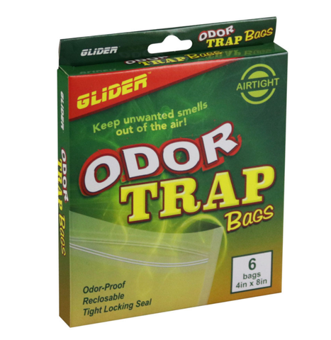 Odor Trap Smell Proof Bags - 4x8 - 6pc Box