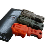 Outdoor Mini Portable Knife EDC Beatles Backpack BUCKLE molle System Gear Blade Survival Tool
