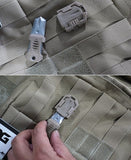 Outdoor Mini Portable Knife EDC Beatles Backpack BUCKLE molle System Gear Blade Survival Tool