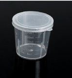 1-pcs Plastic Graduated Laboratory Bottle Lab Test Measuring 30ml Container