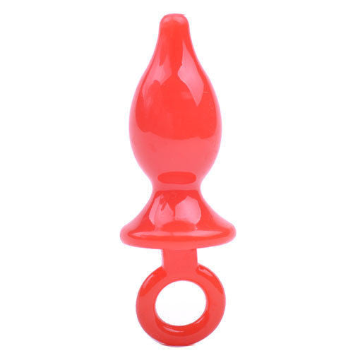 Red Butt Plug Anal Toy and Phthalate Free