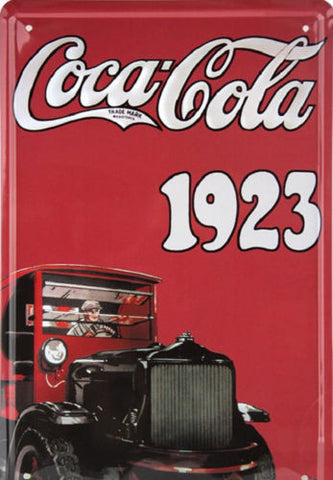 Retro Coke 1923 Poster Vintage Metal Tin Sign Home Bar Café Pub Wall Decor Iron