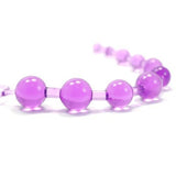 Sassy 10 Beads jelly Anal Toy,Handy Retrieval Ring,Perfect For Beginners