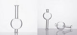 1-pc Set of 2 XXL Quartz Thermal Banger+Bubble carb cap 10mm 14mm 18mm Double Tube Quartz Thermal Banger Nail PukinBeagle thermal P Banger