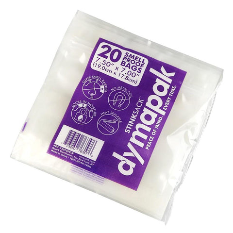 Smell Proof Bags - 12 Ounce - Clear or Black - 20pc