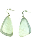 Sonoma Life+Style Earrings White Triangle Faux Glass