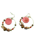 Sonoma Life+Style Hoop Earrings Plated Gold Assorted Charms