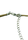 Sonoma life+Style 10" Leather Chain Planed Charm