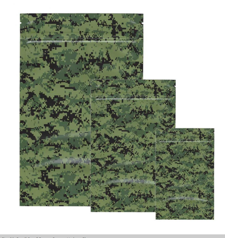 Stealth Smell Proof Bags - Camo - Various Sizes