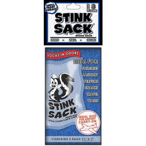 Stink Sack Smell Proof Storage Bags - CLEAR - Various Sizes & Quantities