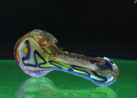 "The Jumanji" Honeycomb Fumed Spoon-Red