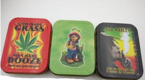 Tin Tobacco Box Humidors Rolling Paper Box The Capacity Of 50G