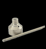 Titanium Nail 18mm Carb Cap with One Hole 89mm Dabber Titanium Nail Domeless Nail GR 2 Nail High Quality