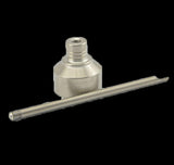 Titanium Nail 18mm Carb Cap with One Hole 89mm Dabber Titanium Nail Domeless Nail GR 2 Nail High Quality