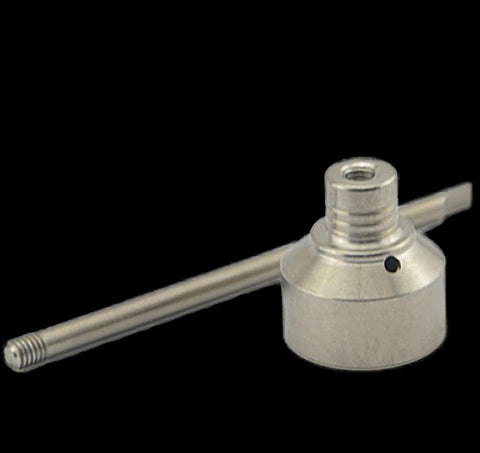 Titanium Nail 18mm Carb Cap with One Hole 89mm Dabber Titanium Nail Domeless Nail GR 2 Nail High Quality