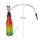 Top Brands Beautiful vase Lovely cola bottle hookah pipe healthy shisha smoking pipe