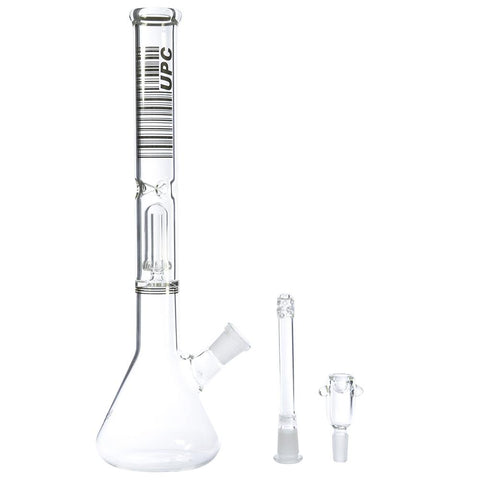 UPC 12" Clear Beaker Water Pipe