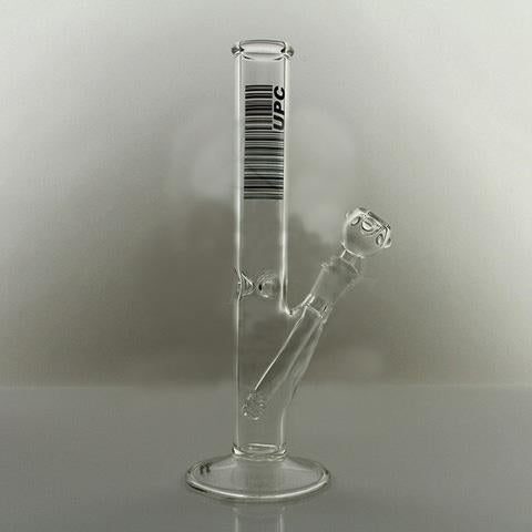 UPC 12" Clear Straight Water Pipe