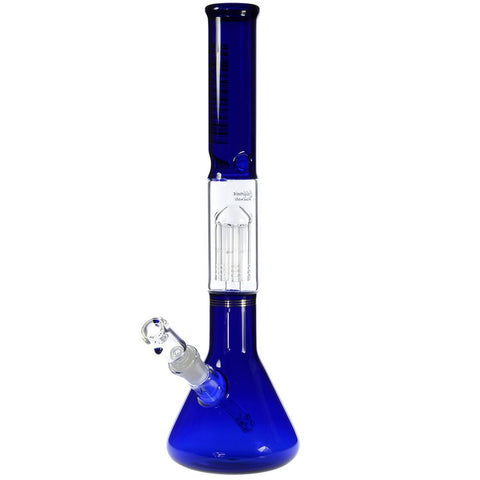 UPC 16 Multi-Arm Tree Percolator Beaker Water Pipe - Blue