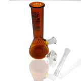 UPC 8" Beaker Water Pipe - Amber