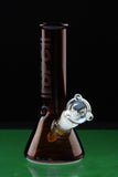 UPC 8" Beaker Water Pipe - Amber