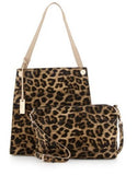 URBAN ORIGINALS WONDER LEOPARD - PRINT TOTE BAG, TAN