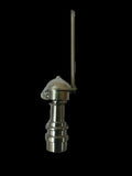 Universal Domeless Infiniti Titanium Nail 14mm - 18mm with baseball hat carb cap
