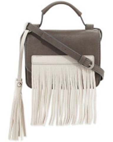 Urban Originals Freedom Fringed Faux Leather Cross Body Bag 2", 5.5", 7", Small