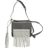Urban Originals Freedom Fringed Faux Leather Cross Body Bag 2", 5.5", 7", Small