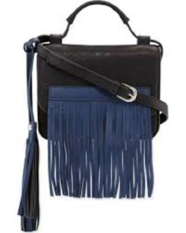 Urban Originals Freedom Fringed Faux Leather Cross Body Bag