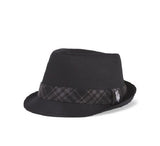 Us Polo Association Twill Plaid Diamond Top Hat 21.5", Black,polyester / cotton