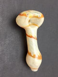 Wrap-n-Rake Color Head Fumed Body Spoon Pipe