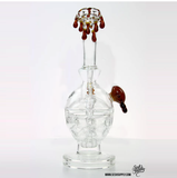 ZELUS - Amber Drips Premium Faberge Egg Style Vapor Rig