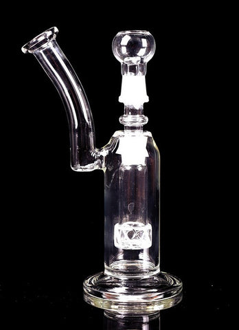 clear glass bong birdcage perc glass water pipe thick glass smoking pi –  Dollars To Save