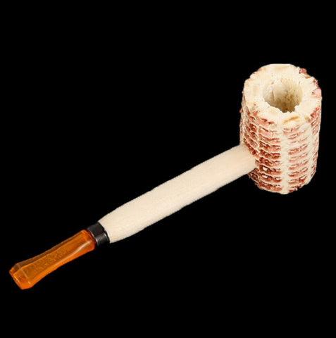 New Arrival Natural Corn Cob Gourd-shaped Cigarette Holder Smoking Pipe Tobacco Pipe