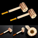New Arrival Natural Corn Cob Gourd-shaped Cigarette Holder Smoking Pipe Tobacco Pipe