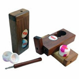 Futo Dab Box With Ti Dabber & Containers - Dab Dish Non Stick Tools - Herbal Ext