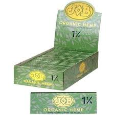 5 pks- JOB Organic Hemp Rolling Papers - 1 1/4"