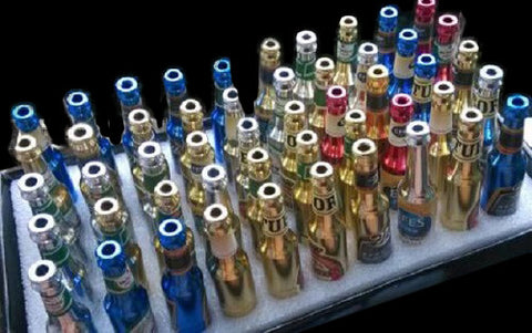 worldwide famous beer Bottle shape Metal aluminum Pipe Smoking Pipe snuff snorter